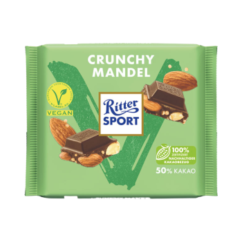Ritter Sport Vegan Crunchy Mandel, 100 Gramm